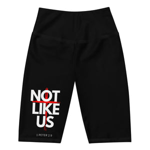 Not Like Us Biker Shorts (Black)