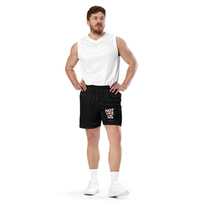 Not Like Us Unisex mesh shorts (Black)