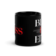 Load image into Gallery viewer, Blessed 1-Black Glossy Mug
