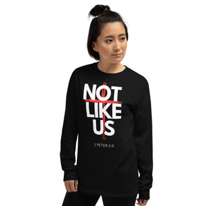 Not Like Us Long Sleeve Shirt (Black)