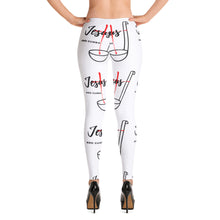 Load image into Gallery viewer, Jesus and Gumbo Leggings (White)