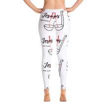 Load image into Gallery viewer, Jesus and Gumbo Leggings (White)