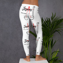 Load image into Gallery viewer, Jesus and Gumbo Leggings (White)