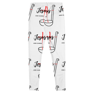 Jesus and Gumbo Leggings (White)