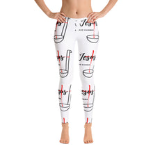 Load image into Gallery viewer, Jesus and Gumbo Leggings (White)