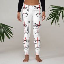 Load image into Gallery viewer, Jesus and Gumbo Leggings (White)