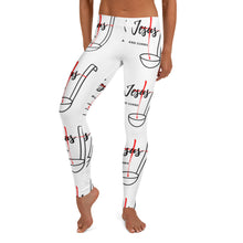 Load image into Gallery viewer, Jesus and Gumbo Leggings (White)