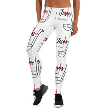 Load image into Gallery viewer, Jesus and Gumbo Leggings (White)