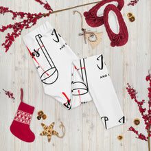 Load image into Gallery viewer, Jesus and Gumbo Leggings (White)