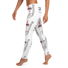 Load image into Gallery viewer, Jesus and Gumbo Leggings (White)