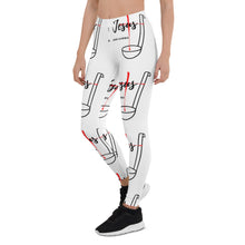 Load image into Gallery viewer, Jesus and Gumbo Leggings (White)