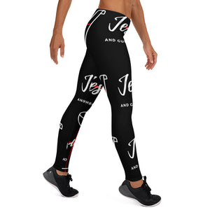 Jesus and Gumbo Leggings (Black)