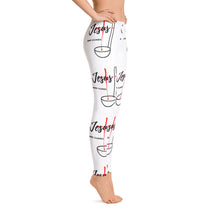 Load image into Gallery viewer, Jesus and Gumbo Leggings (White)