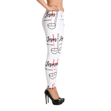 Load image into Gallery viewer, Jesus and Gumbo Leggings (White)