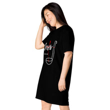 Load image into Gallery viewer, The Recipe T-shirt dress (Black)