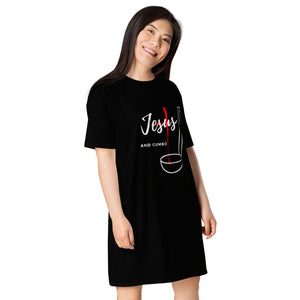 The Recipe T-shirt dress (Black)