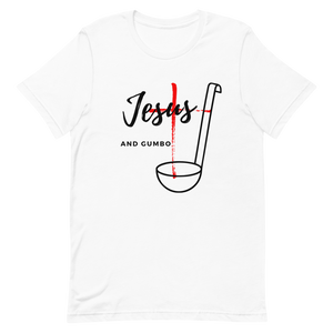 Jesus and Gumbo T-Shirt (White)