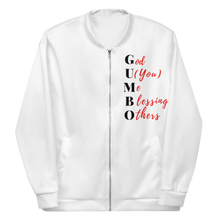 Load image into Gallery viewer, Gumbo Bomber Jacket (White)