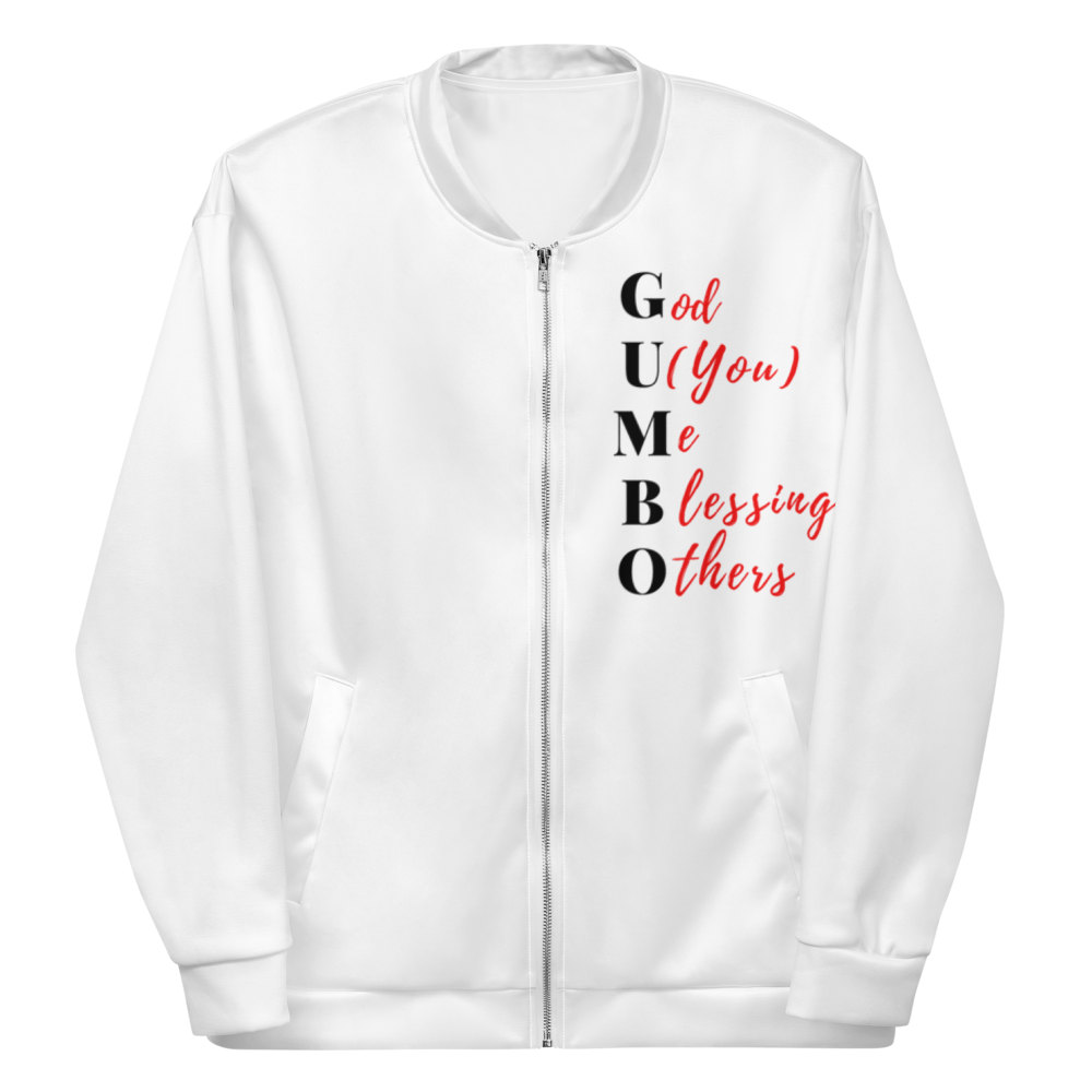 Gumbo Bomber Jacket (White)