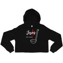 Load image into Gallery viewer, Jesus and Gumbo Crop Hoodie