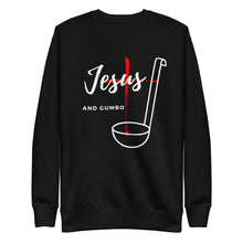 Load image into Gallery viewer, Jesus and Gumbo Sweatshirt (Black)