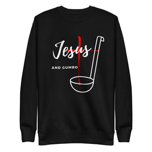 Jesus and Gumbo Sweatshirt (Black)